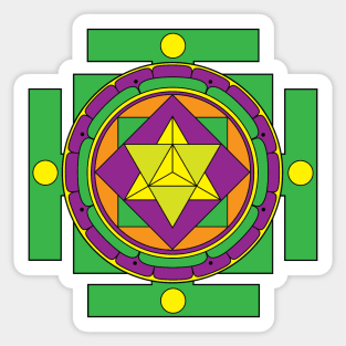 Merkaba Mandala Sticker